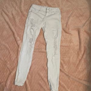 white jeans